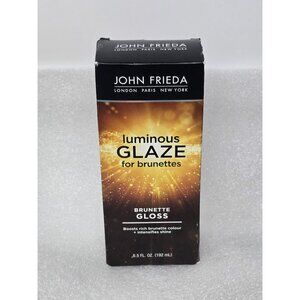 John Frieda Luminous Glaze For Brunettes Gloss 6.5 oz Boosts Shine Ammonia-Free